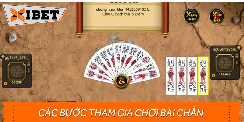 Thao tác tham gia sảnh game