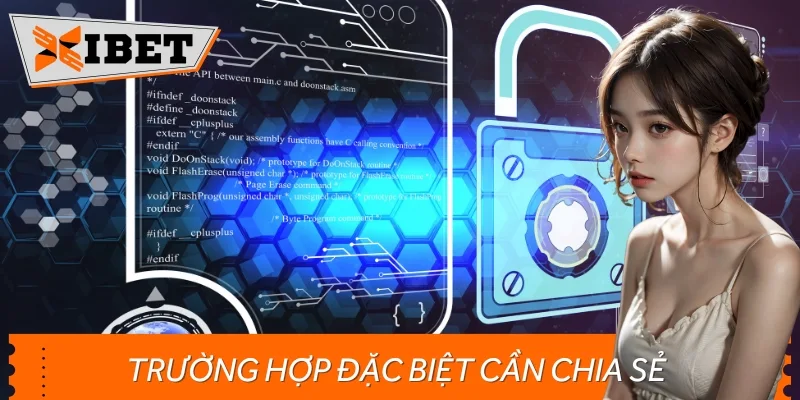 Các trường hợp cần người dùng chia sẻ thông tin cá nhân