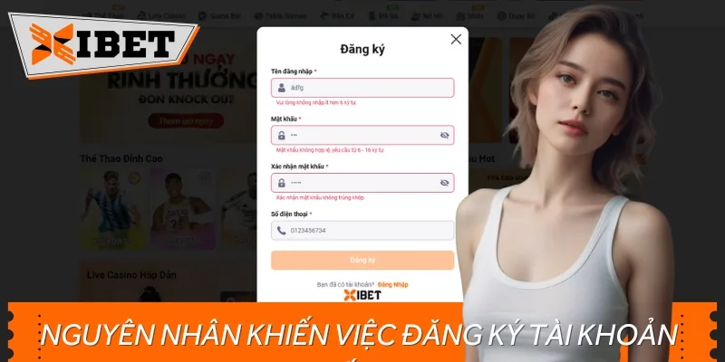 FAQ về nguyên nhân khiến bạn không thể đăng ký tài khoản cá cược