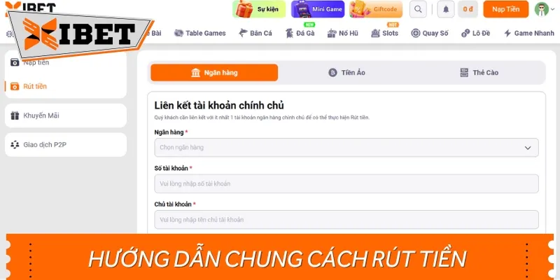 Rút tiền là bước quan trọng để chuyển tiền về tài khoản cá nhân