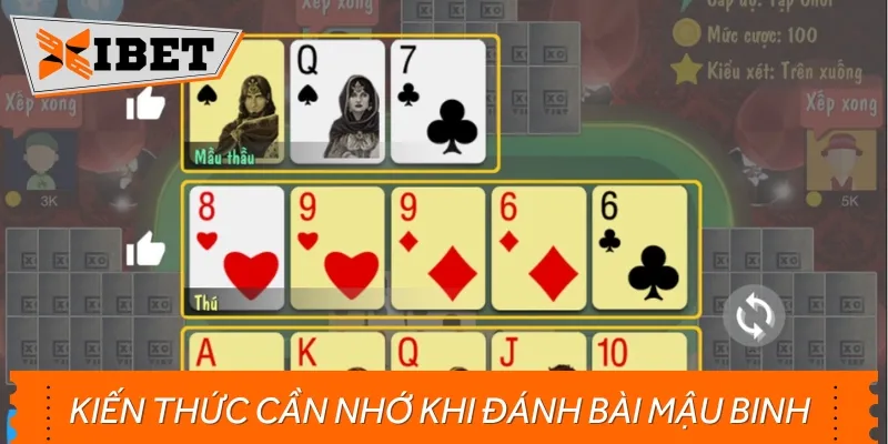 Cần nắm một số kiến thức cơ bản khi đánh bài Mậu Binh